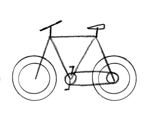 cycle drawing easy|cyclist drawing easy.